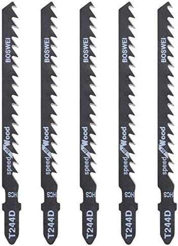 Utoolmart Jig Saw Blades Set للخشب T عرقوب 6 "طول 4 مم الملعب عالي الكربون الصلب T344D سريع القطع الخشب الرقائقي الخشب الصلب PVC 5 قطعة in Saudi Arabia