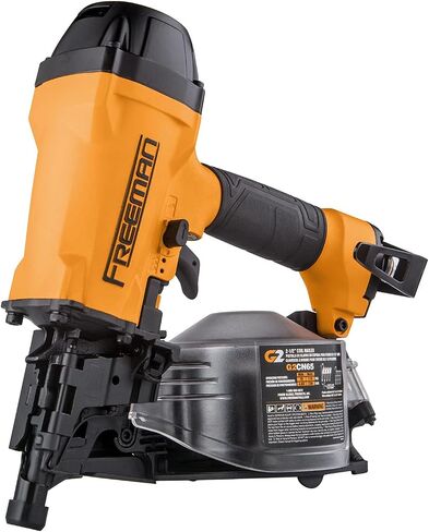 Freeman G2CN65 2nd Generation Pneumatic 15 Degree 2-1/2" Coil Siding Nailer with Adjustable Metal Belt Hook and 1/4" NPT Air Connector in Saudi Arabia