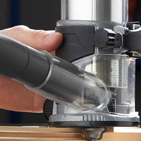 ملحق لاستخراج الغبار لالة التشذيب مع حامل خشبي وقاعدة راوتر in Kuwait