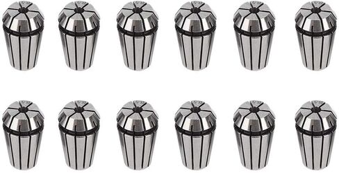12Pcs Chuck Accurate Spring Set,ER16 Spring Chuck CNC Engraving Milling Machine Industrial Accessories in Saudi Arabia