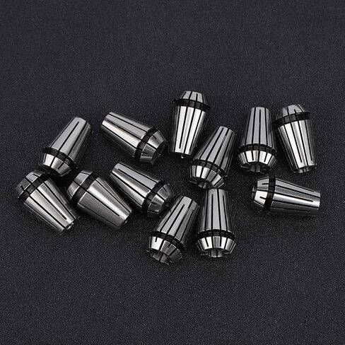 12Pcs Chuck Accurate Spring Set,ER16 Spring Chuck CNC Engraving Milling Machine Industrial Accessories in Saudi Arabia
