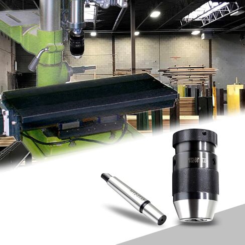 Yunnergo 1/32"- 5/8" ظرف ضغط مثقاب فائق التحمل مع MT2-JT33 مثقاب ظرف، حامل JT33 بدون مفتاح ذاتي الشد (ظرف مثقاب) in Saudi Arabia