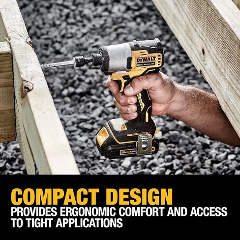 DEWALT 20V MAX* 1/4 in. Brushless Cordless Impact Driver Kit (DCF840C2) in Saudi Arabia