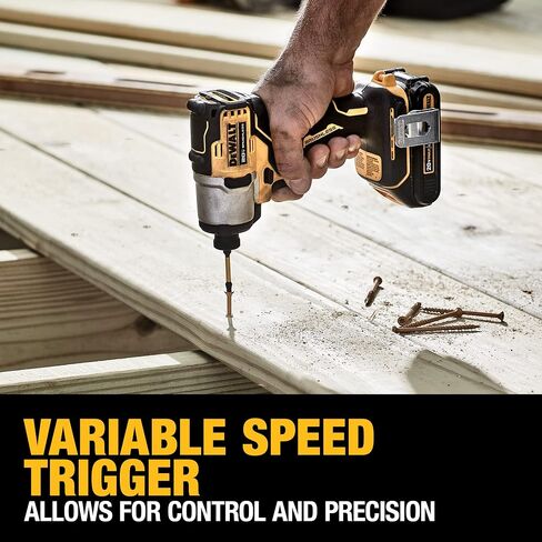 DEWALT 20V MAX* 1/4 in. Brushless Cordless Impact Driver Kit (DCF840C2) in Saudi Arabia