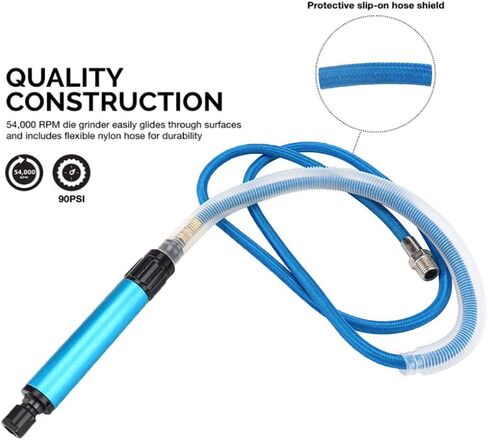 SI FANG Pneumatic Pencil Die Grinder Kit With 1/8'' and 1/4'' 3mm 6mm Collets,35000RPM, Engraving Tool Pencil grinder Polisher in Saudi Arabia