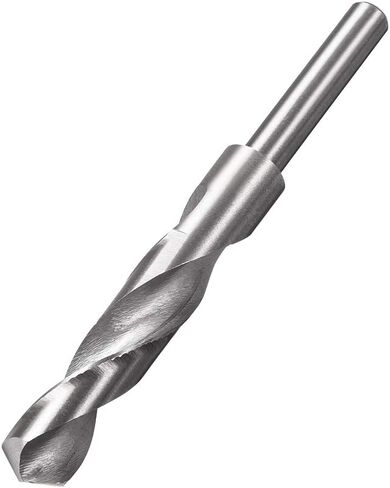 لقمة مثقاب ذات ساق منخفضة من uxcell مقاس 17 مم من الفولاذ عالي السرعة HSS 4241 مع ساق مستقيمة 1/2 بوصة in Kuwait
