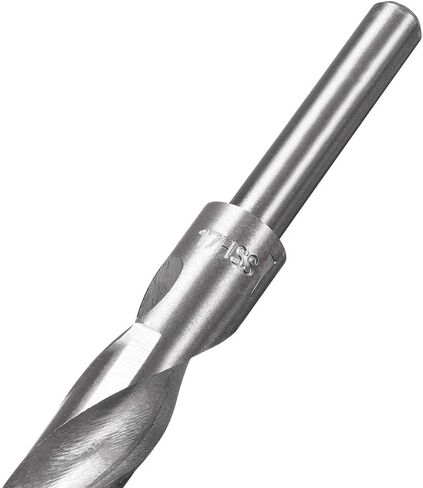 لقمة مثقاب ذات ساق منخفضة من uxcell مقاس 17 مم من الفولاذ عالي السرعة HSS 4241 مع ساق مستقيمة 1/2 بوصة in Kuwait