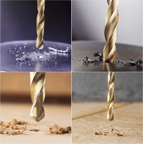 uxcell 1.7mm Twist Drill High Speed Steel Bit HSS-Co 5% M35 Cobalt for Steel,Copper,Aluminum Alloy 5pcs in Saudi Arabia