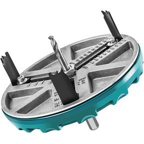 Adjustable Round Hole Saw Tool,Adjustable Punch Saw Tool for Drilling, Adjustable Punching Saw, Adjustable Punching Saw Diameter 45-130MM Woodworking Cutting Tools Hole Opener,Round Hole Opener Tool. in Kuwait