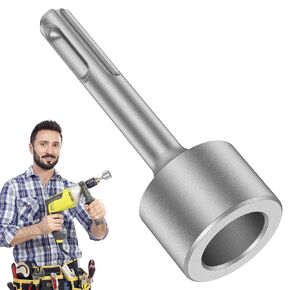 SDS Plus Ground Rod Driver for All SDS Plus Hammer Drills Steel, Heavy Duty SDS Plus Ground Rod Bits Driver Socket for Rotary Hammer Drill (Flat) in Kuwait