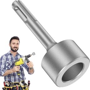 SDS Plus Ground Rod Driver for All SDS Plus Hammer Drills Steel, Heavy Duty SDS Plus Ground Rod Bits Driver Socket for Rotary Hammer Drill (Flat) in Kuwait