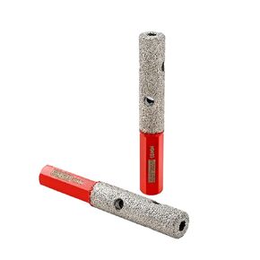 DT-DIATOOL Diamond Finger Milling Bit 4/5" (20mm) Hex Shank Enlarging Existing Holes of Porcelain Tile Marble Countertop Vacuum Brazed Diamond Grinding Bit