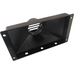 13.5" x 7" x 6" Deep ABS Plastic Dust Hood with 4" OD Opening for Dust Collector Systems 73479 in Saudi Arabia