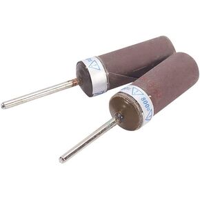 Auniwaig 3000 Grit Drum Sand Paper Stick Sanding Sleeves Polishing Rolls with 2.35mm Dia Shank for Woodworking Craft Polishing 2PCS