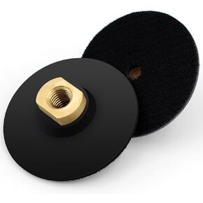 وسادة داعمة مطاطية 4 بوصة قطعتان لمطحنة الزوايا - وسادة دعم مرنة للغاية بخطاف وحلقة 5/8 بوصة - 11 in Kuwait