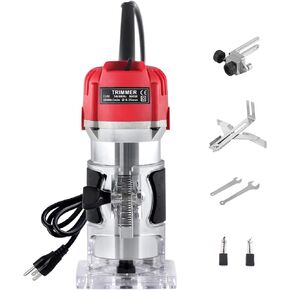 BriSunshine 800W Electric Wood Trimmer Router,Handheld Compact Palm Router for Woodworking Trimming,Laminate Joiner Tool 30000R/MIN 110V(UL Certified) in Kuwait