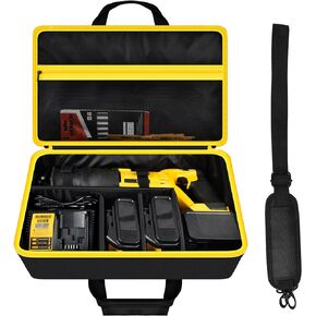 حقيبة حمل ناعمة من Steadtep متوافقة مع المنشار الترددي DEWALT 20V MAX DCS367B / DCS387B، غطاء حقيبة حمل تخزين الأدوات اللاسلكية 20v Max للشفرات والبطاريات والملحقات (الصندوق فقط) in Kuwait