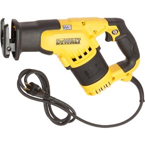 DEWALT DWE357 12-Amp Compact Reciprocating Saw with DEWALT DWA4101 Bi-Metal 2X Reciprocating Saw Blade Set, 8-Piece
