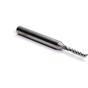 XsteelPower Upcut O Flute Router Bit 1/8 "قطع القطر 1/4" شانك لولبي راوتر بت 3/4 "طول القطع مطحنة نهاية لولبية / HRC55 كربيد لولبية راوتر بت لقم توجيه نحت الخشب والألومنيوم PVC من الأكريليك