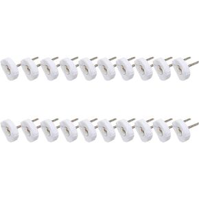 مجموعة عجلات تلميع، عجلة تلميع صغيرة لملحقات أدوات الحفر الدوارة، مجموعة عازلة تلميع المجوهرات 3 مم مغزل 20 قطعة (أبيض) in Kuwait