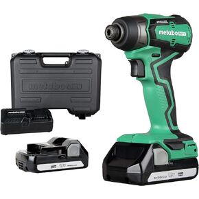 Metabo HPT Cordless 18V Impact Driver | Sub-Compact | Brushless Motor | Lithium-Ion Batteries | Lifetime Tool Warranty | WH18DDX