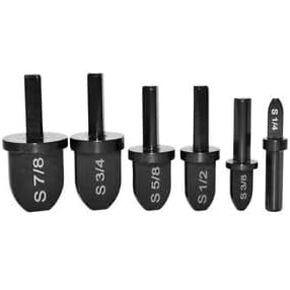 مجموعة رؤوس مثقاب كهربائي من 6 قطع، اداة احترافية يدوية لاصلاح الانابيب النحاسية مع لقم 1/4 انش 3/8 انش 1/2 انش 5/8 انش 3/4 انش 7/8 انش لثقب الانابيب النحاسية in Kuwait