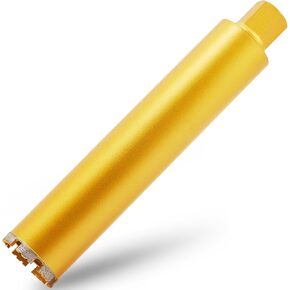4 Inch Wet Core Drill Bits, DaduoRi 4" Core Bit for Concrete, 14" Drilling Depth, 1-1/4"-7 Thread Diamond Core Bit for Cured Concrete with Rebar, Hard Masonry, Brick Block, Stucco, Stone (102mm) in Saudi Arabia