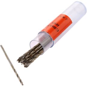 Twist Drill Bits, Mtsooning 10PCS 2.5mm Micro HSS Cobalt Metric Spiral Rotary Tool for Stainless Steel Wood Plastic Copper Aluminum Sets