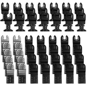 HOTBEST 50 Oscillating Tool Blades for Oscillating Tools Multimaster Porter Cable Black&Decker Craftsman Ridgid Ryobi Makita etc. in Saudi Arabia
