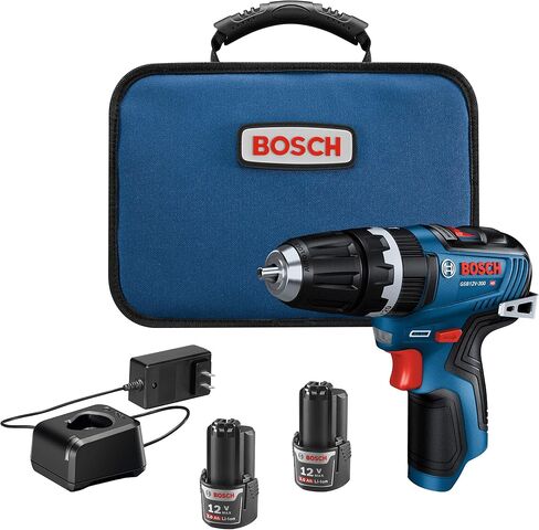 Bosch GSB12V-300B22 12V Max Brushless 3/8 In. Hammer Drill/Driver Kit with (2) 2.0 Ah Batteries in Saudi Arabia