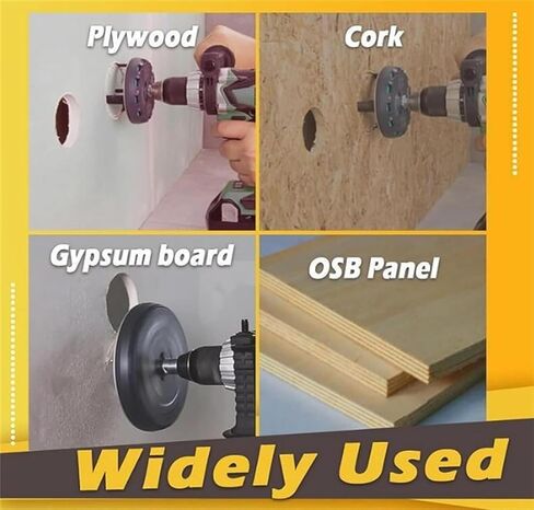 Adjustable Round Hole Saw Tool,Adjustable Punch Saw Tool for Drilling, Adjustable Punching Saw, Adjustable Punching Saw Diameter 45-130MM Woodworking Cutting Tools Hole Opener,Round Hole Opener Tool. in Kuwait