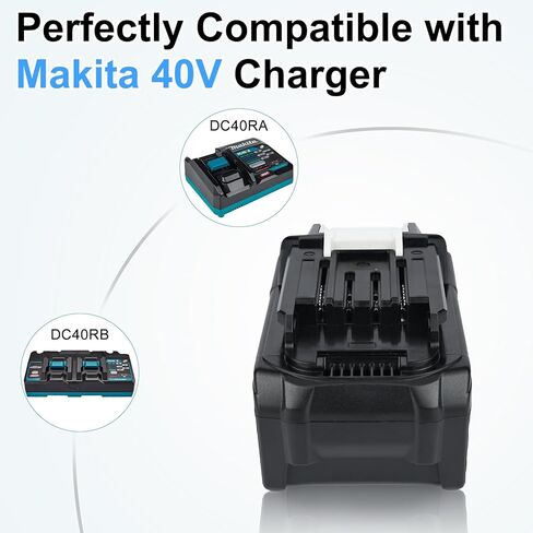 Qwenoer ترقية 21700 نوع 40V4.0Ah BL4040 استبدال البطارية لبطارية ماكيتا 40 فولت BL4020 BL4025 BL4030 BL4050F BL4080F 191L29-0 بطارية ليثيوم أيون لماكيتا GWT07Z GHU01Z GHU02Z أداة الطاقة in Kuwait