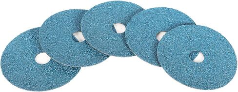 Kimllier 25Pcs Grinding and Sanding Discs 5 Inch x 7/8 Inch Zirconia Resin Fiber Grinding and Sanding Discs 36 Grits in Saudi Arabia