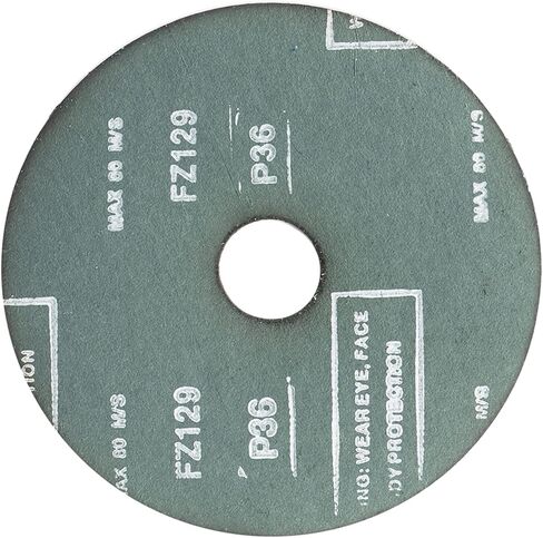 Kimllier 25Pcs Grinding and Sanding Discs 5 Inch x 7/8 Inch Zirconia Resin Fiber Grinding and Sanding Discs 36 Grits in Saudi Arabia