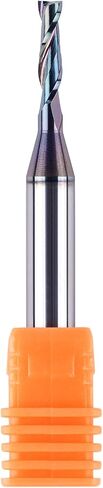SpeTool 1/8 بوصة Upcut CNC Router Bits 1/4 بوصة عرقوب مع طلاء طويل جدًا، طول القطع 1/2 بوصة 2 بوصة OVL Solide Carbide End Mill Slot Wood Carving Tool in Saudi Arabia
