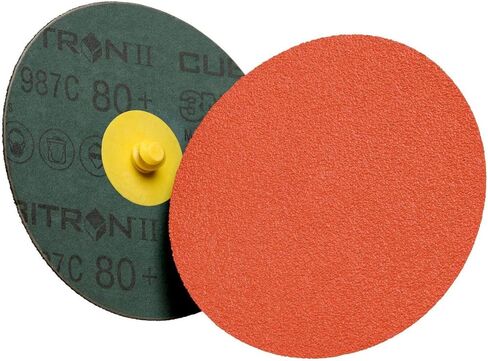 Cubitron II Roloc Fibre Disc 987C, 36+, TR, 4 in x NH, Die R400BB in Saudi Arabia