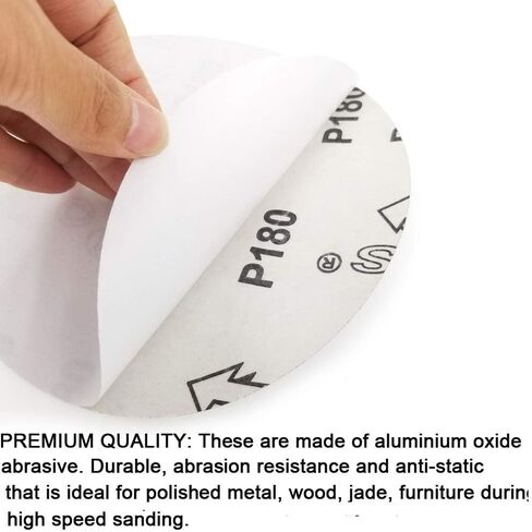 50 قطعة من اقراص الصنفرة بي اس ايه 6 انش، ورق صنفرة متنوع ذاتي اللصق 80 120 180 240 400 حبيبة in Kuwait