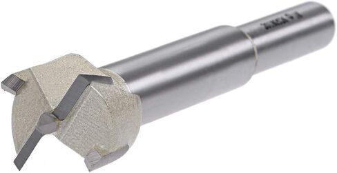 uxcell Forstner Drill Bits 12mm, Tungsten Carbide Wood Hole Saw Auger Opener, Woodworking Hinge Hole Drilling Boring Bit Cutter (Beige, Silver Tone) in Kuwait