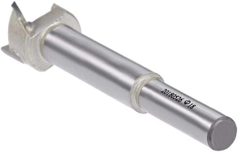 uxcell Forstner Drill Bits 12mm, Tungsten Carbide Wood Hole Saw Auger Opener, Woodworking Hinge Hole Drilling Boring Bit Cutter (Beige, Silver Tone) in Kuwait