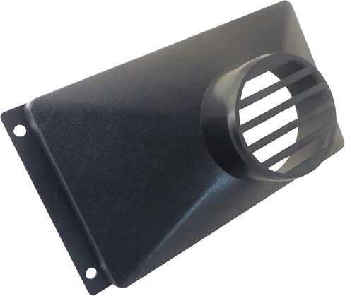 13.5" x 7" x 6" Deep ABS Plastic Dust Hood with 4" OD Opening for Dust Collector Systems 73479 in Saudi Arabia