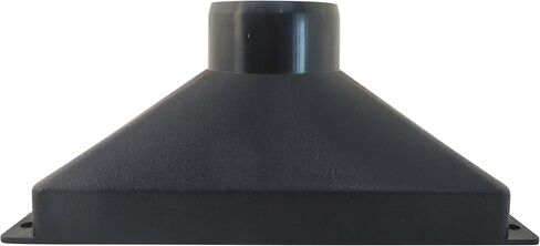 13.5" x 7" x 6" Deep ABS Plastic Dust Hood with 4" OD Opening for Dust Collector Systems 73479 in Saudi Arabia