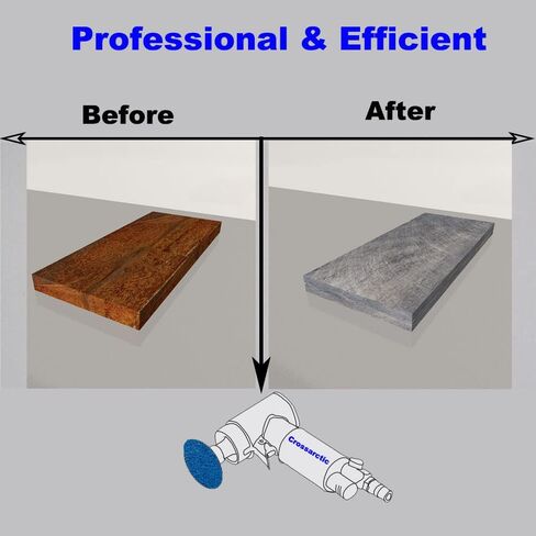 مجموعة أقراص التغيير السريع Crossarctic 80 قطعة مقاس 2 بوصة، قرص صنفرة بقفل زركونيا مع حامل 1/4 بوصة متوافق مع قرص Roloc مقاس 2 بوصة لطاحونة القوالب السطحية لشريط إعداد السطح (36/60/80Grit) in Kuwait