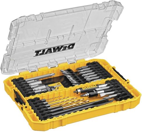 DEWALT Drill Bit Set / Screwdriver Set, Rapid Load, Magnetic, 35-Piece (DWAMF1235RL) , Yellow in Saudi Arabia