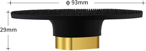 وسادة داعمة مطاطية 4 بوصة قطعتان لمطحنة الزوايا - وسادة دعم مرنة للغاية بخطاف وحلقة 5/8 بوصة - 11 in Kuwait