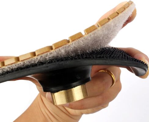 وسادة داعمة مطاطية 4 بوصة قطعتان لمطحنة الزوايا - وسادة دعم مرنة للغاية بخطاف وحلقة 5/8 بوصة - 11 in Kuwait