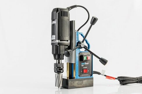 مكبس الحفر المغناطيسي Unibor EQ35 3MLC - آلة الحفر الكهربائية من Unibor قادرة على حفر ثقوب تصل إلى 1 3/8 بوصة عرض القطع وسعة العمق 2 بوصة in Kuwait