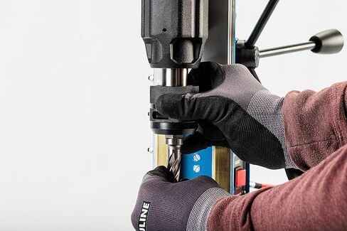 مكبس الحفر المغناطيسي Unibor EQ35 3MLC - آلة الحفر الكهربائية من Unibor قادرة على حفر ثقوب تصل إلى 1 3/8 بوصة عرض القطع وسعة العمق 2 بوصة in Kuwait