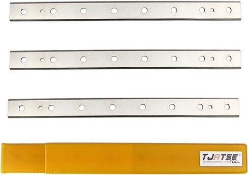TJATSE Upgraded 13-Inch HSS Replacement Planer Knives for DeWalt DW735 DW7352 735X, Double Sided Cutting Edge Thickness Planers Blades- 3Pack in Kuwait
