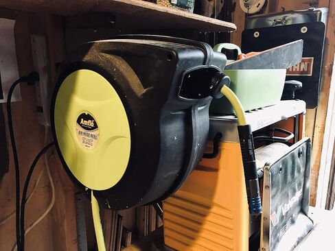 Amflo 543HR-RET 3/8" x 50' Ultra Pro Enclosed Hybrid Hose Reel in Saudi Arabia