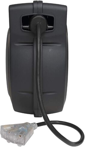 Eastwood 50 قدم الثقيلة 12 قياس الترجيع التلقائي الحبل الكهربائي بكرة 120VAC 15Amp in Kuwait